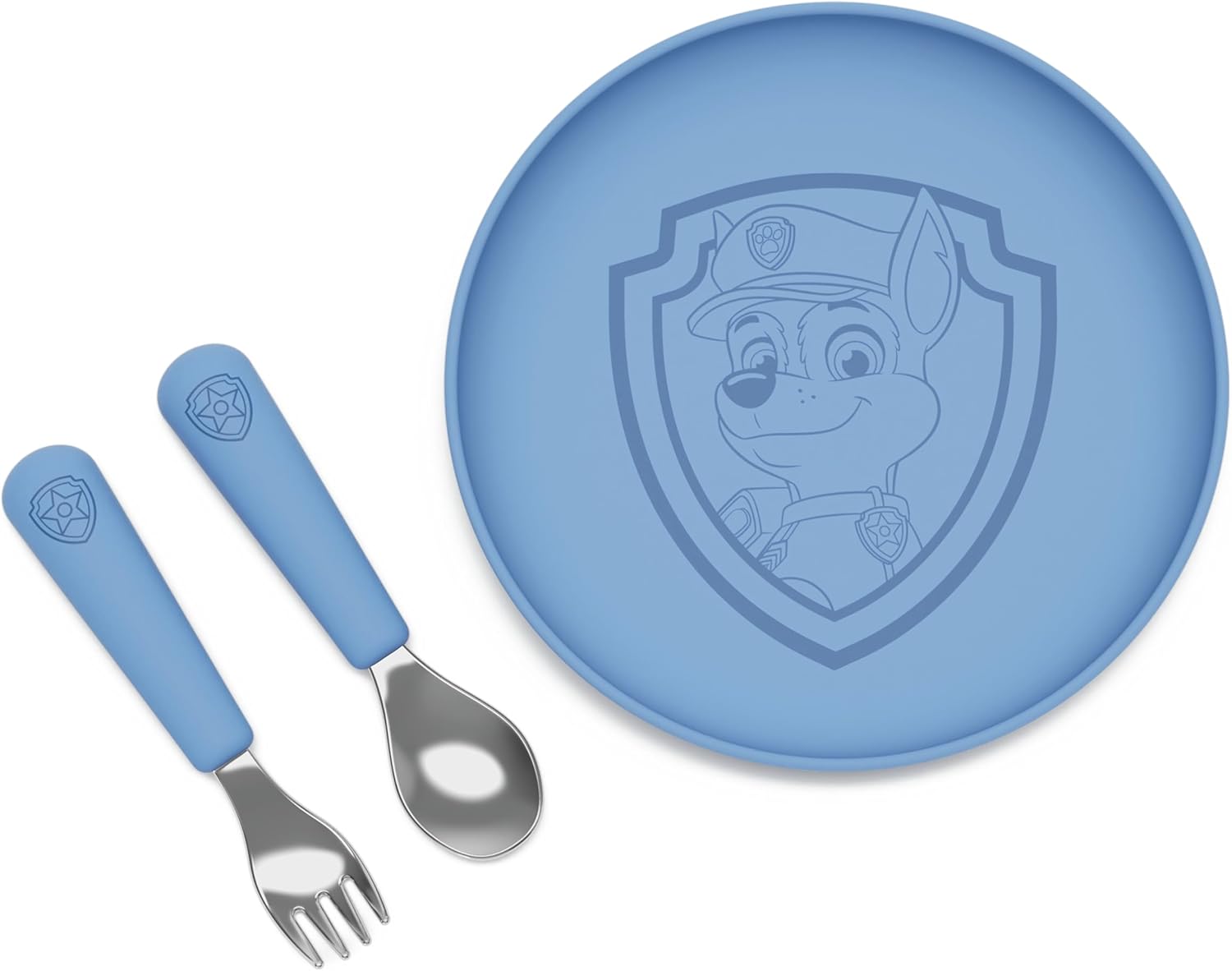 Lalo PAW Patrol Toddler Plate Utensils Set - 3 Pieces