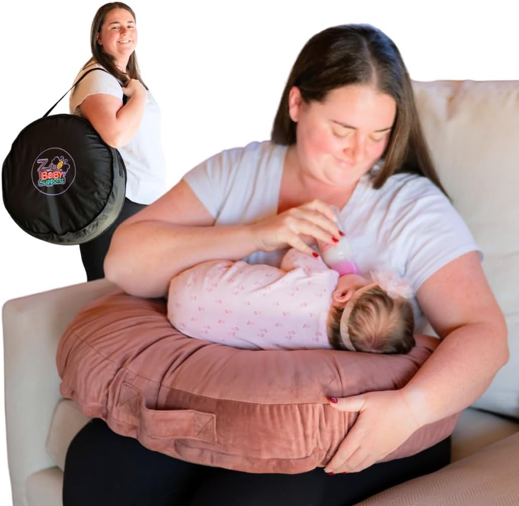 Twin-Z One Z Pillow with Nursing Cover Travel Bag