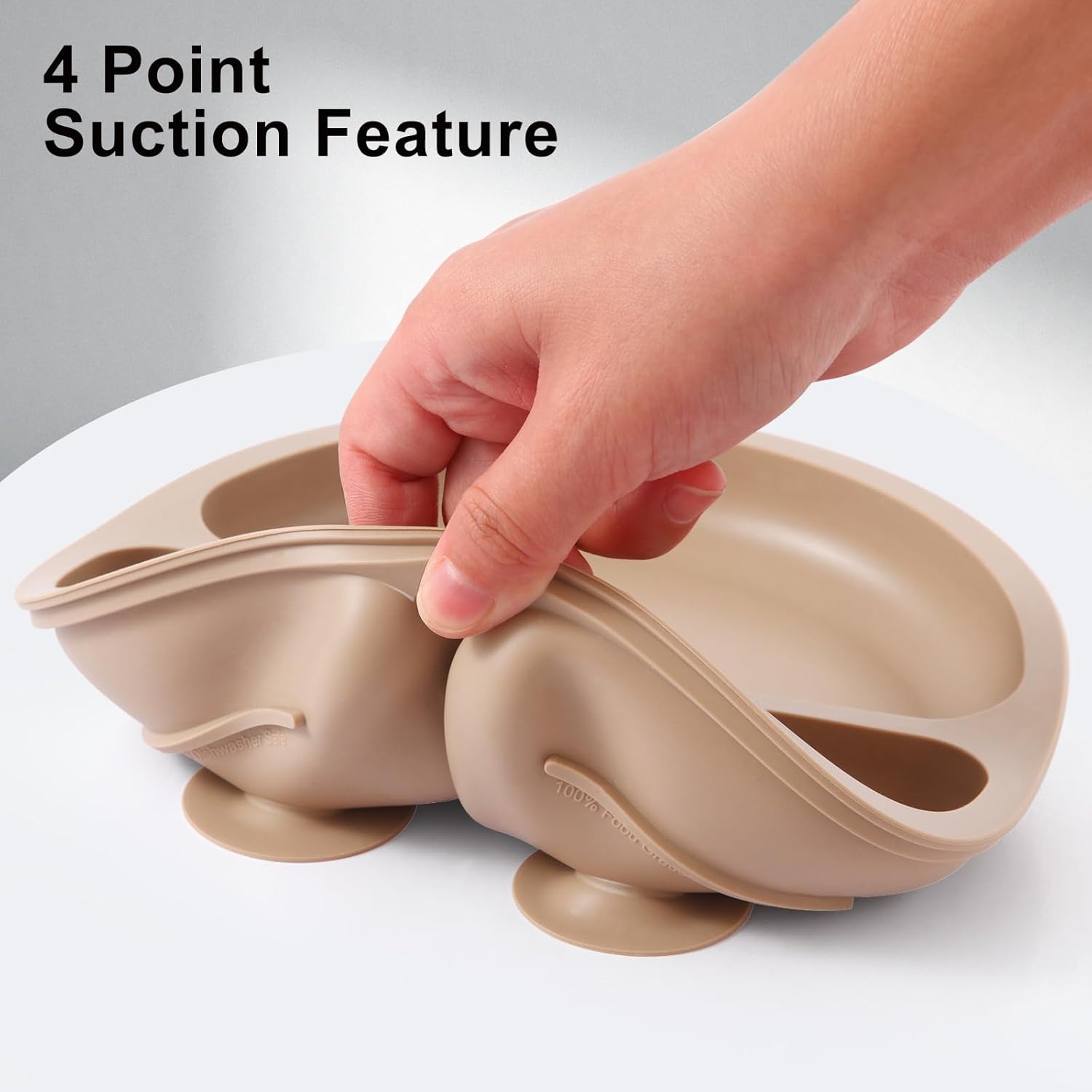 Eascrozn Silicone Baby Feeding Set 2 Pack 1