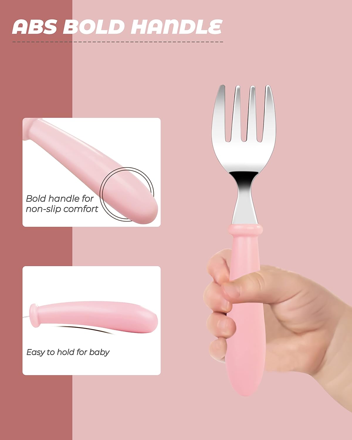 DF DUALFERV Toddler Utensils Set 10 Pcs BPA Free