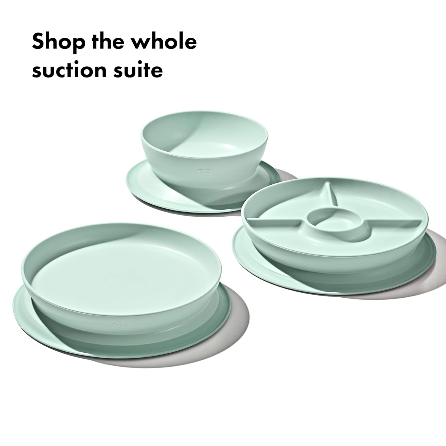 OXO Tot Stick and Stay Suction Plate - Opal 1