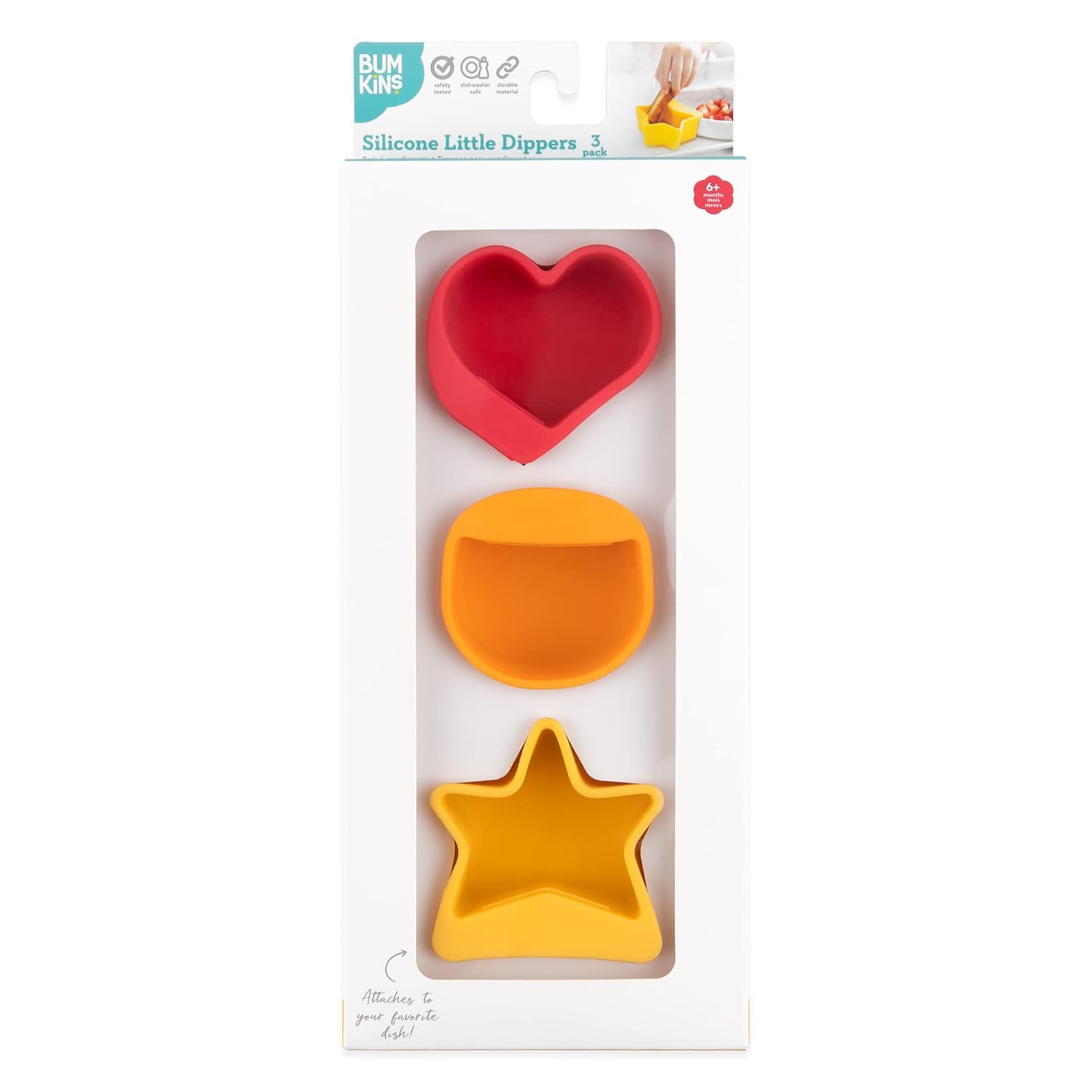 Bumkins Baby Silicone Little Dippers for 6 Months Up 1