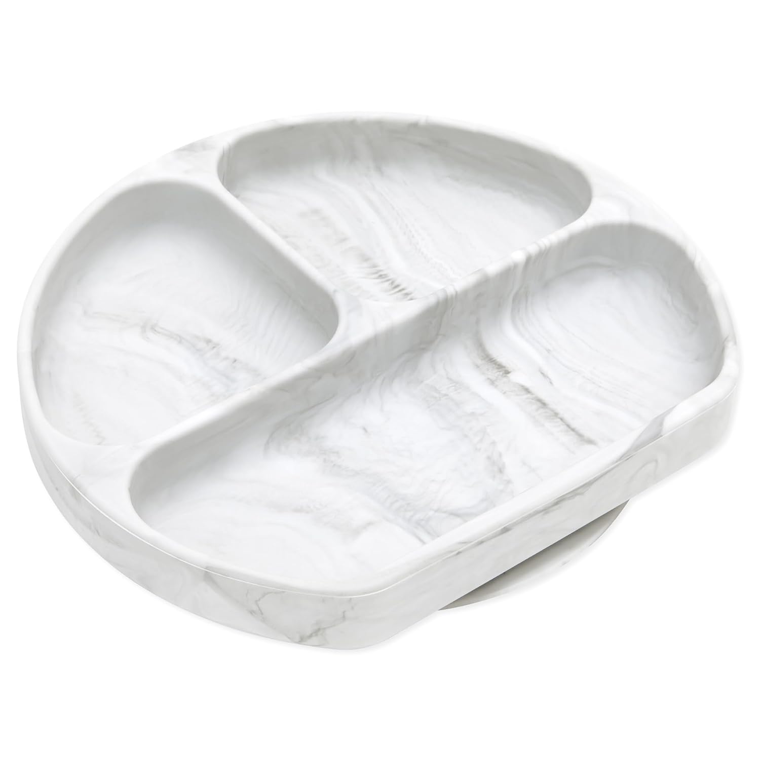 Bumkins Toddler Suction Plate with Divided Grip 1