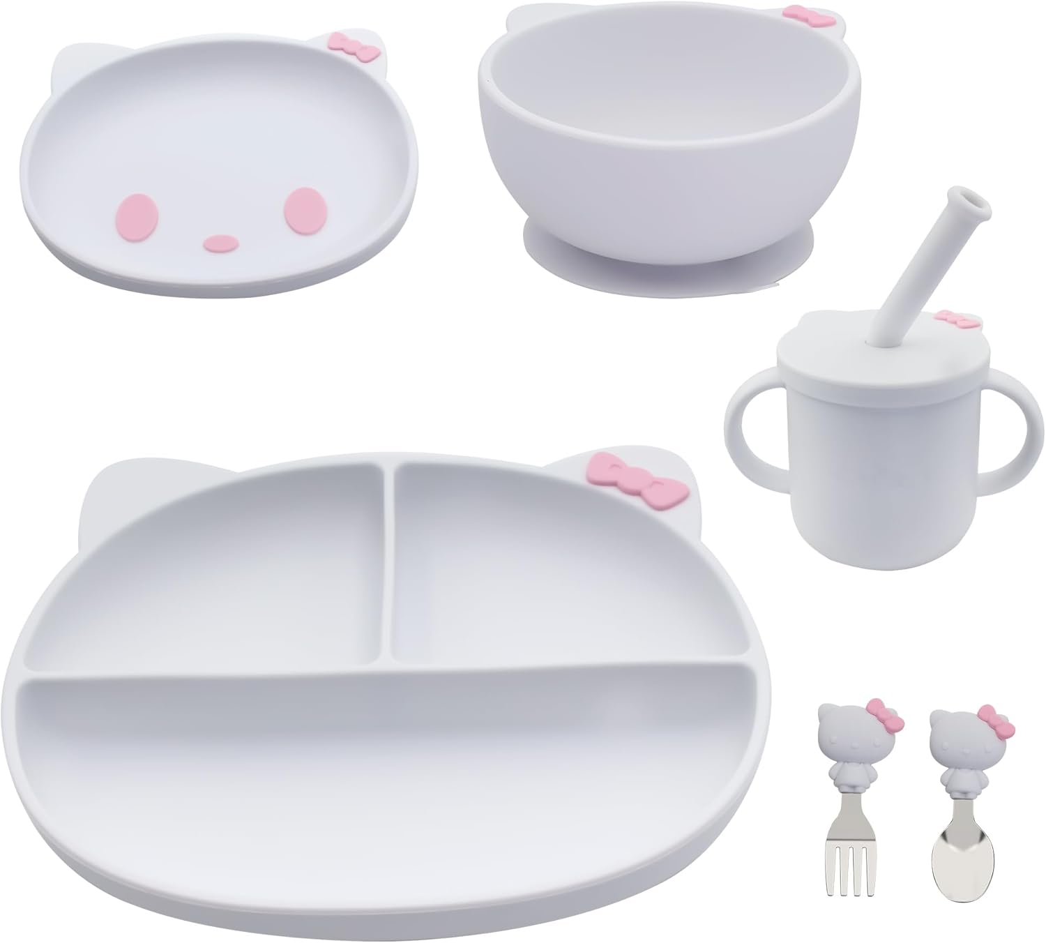 Soft Silicone Baby Feeding Set BPA Free 1
