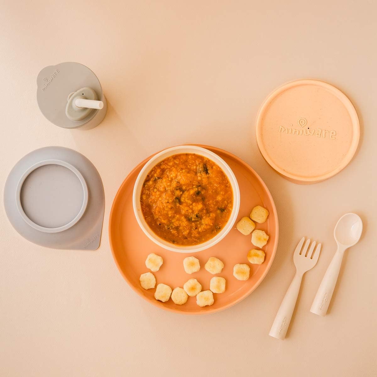 Miniware Little Foodie Set for Baby Toddler Kids
