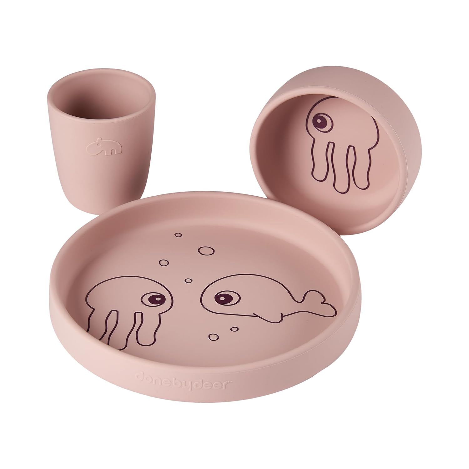 Done by Deer Sea Friends Silicone Dinner Set