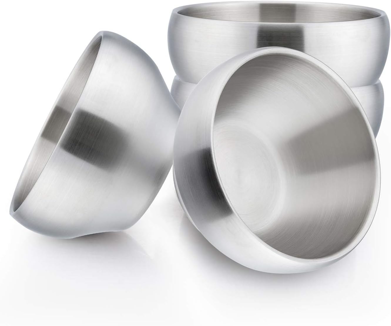 HaWare 12 oz Double Walled Stainless Steel Bowls 4 Pack 1
