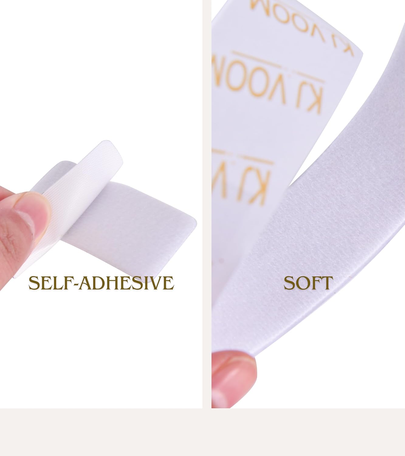 KJVOOM Adhesive Diaper Closures 100-Sheets 2 Rolls