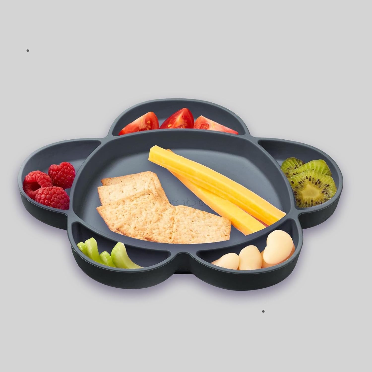Grabease Silicone Suction Plate for Baby Toddler Self-Feeding