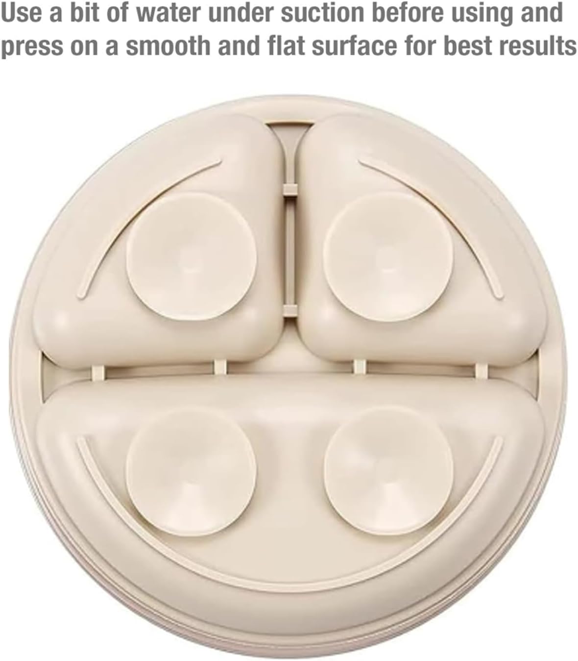 PandaEar 3-Pack Toddler Plates with Suction Design
