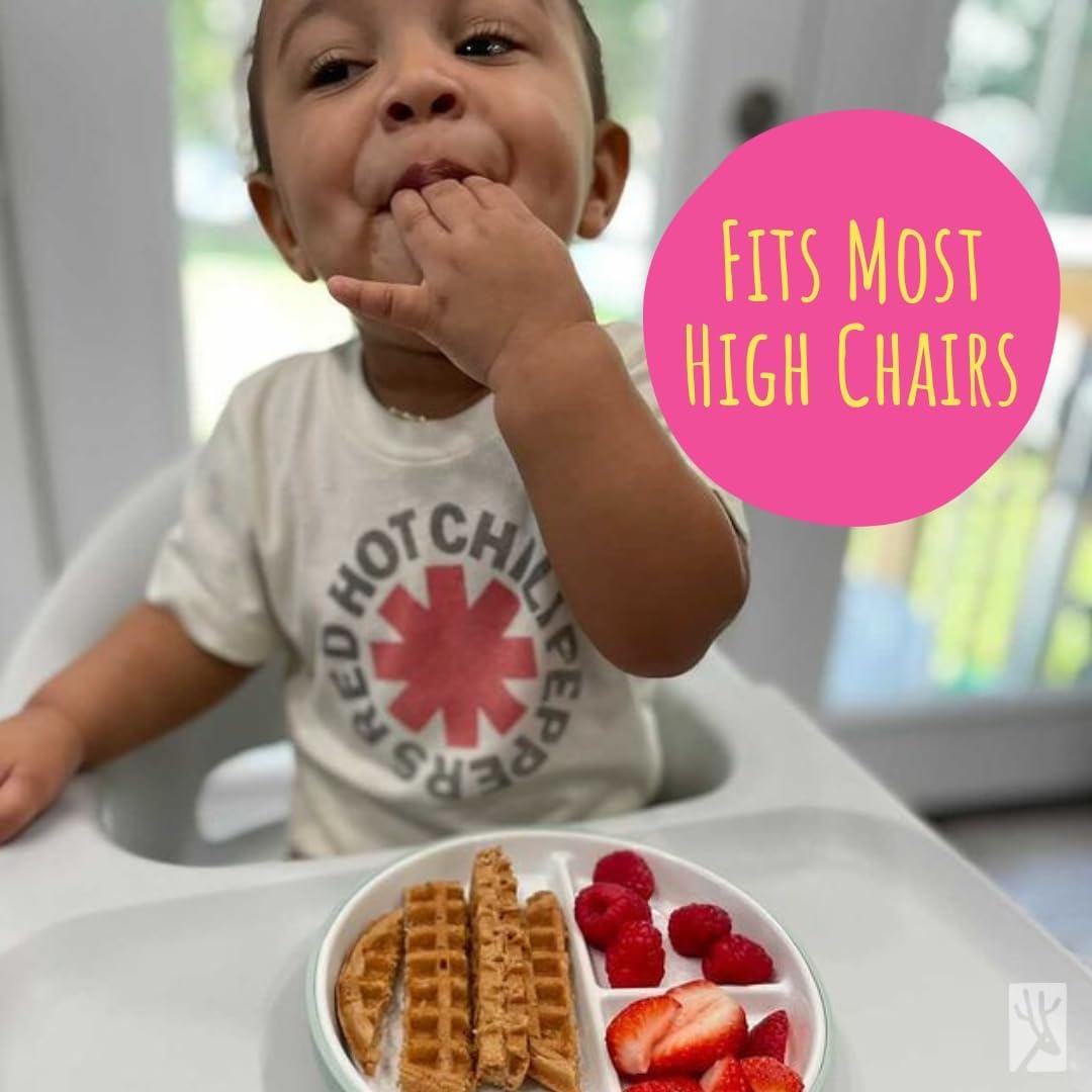 Elk and Friends Porcelain Plates for Kids with Silicone Sleeves