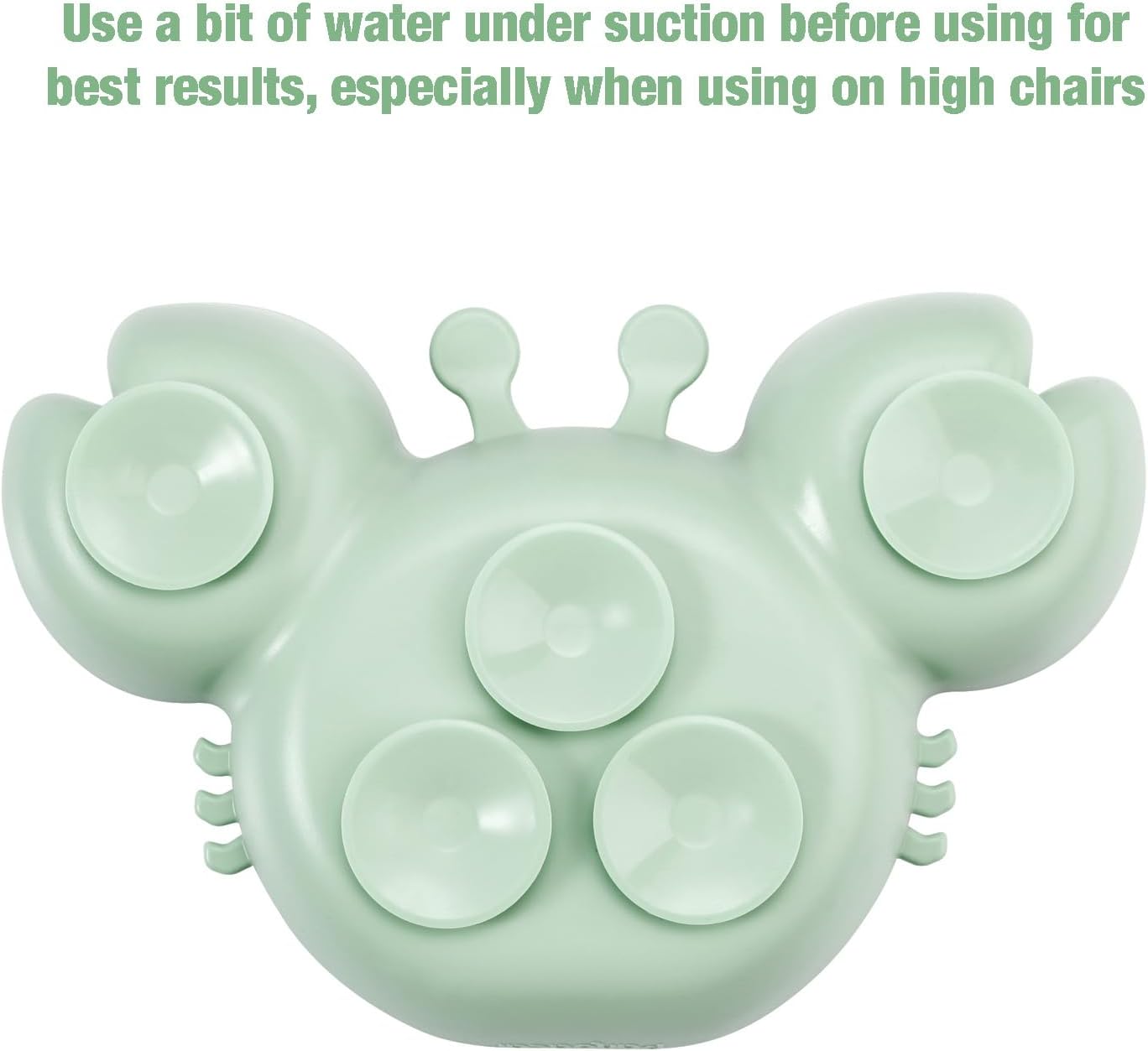 PandaEar 2 Pack Suction Plates Utensils for Toddlers
