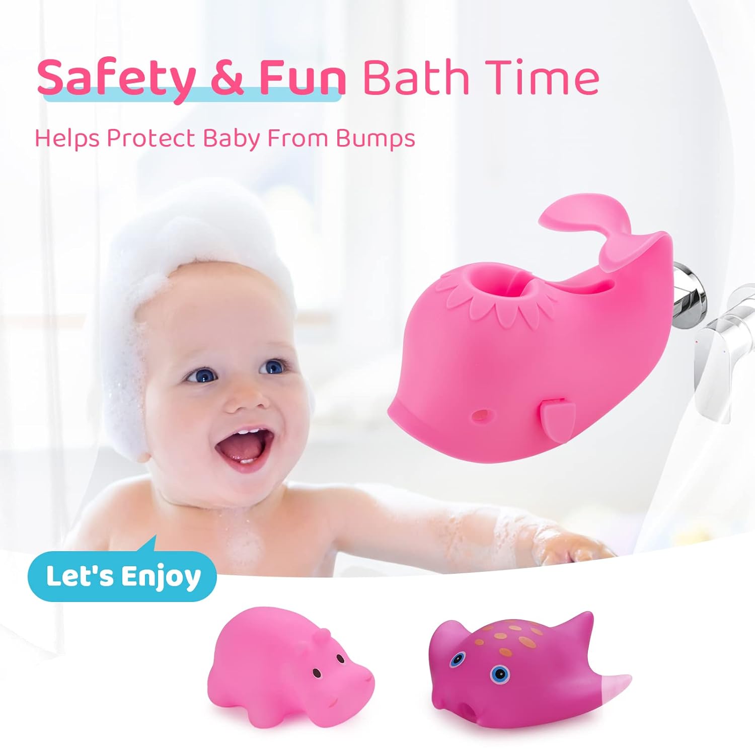Holinduk Silicone Bath Spout Cover for Baby Safety
