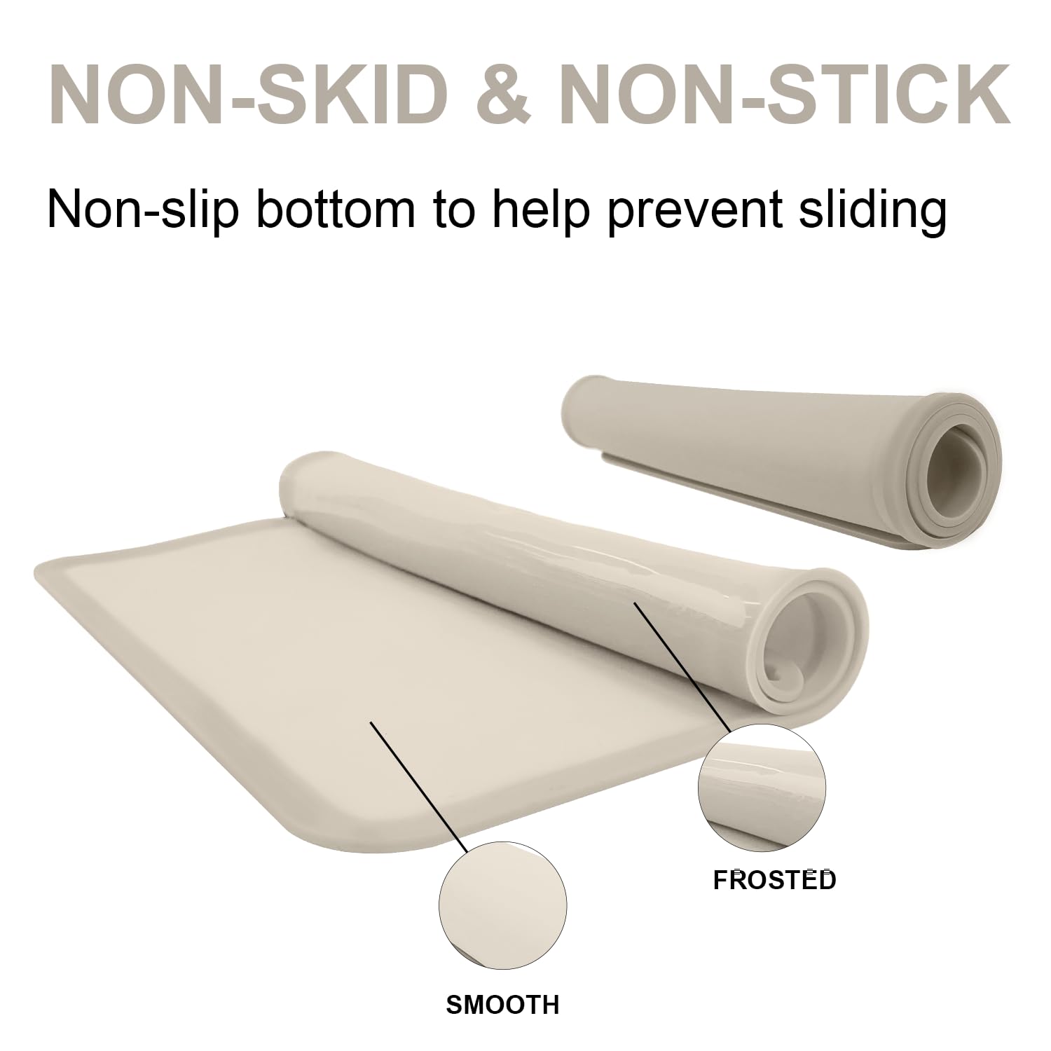 KVK Silicone Placemat 2 Pack Non-Slip Reusable for Toddlers