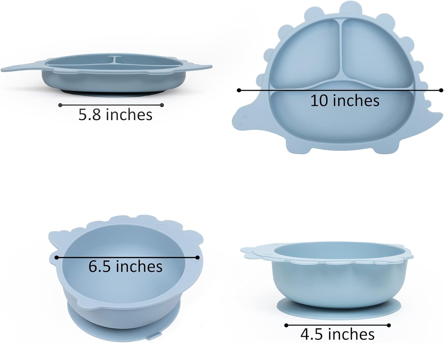 Little LoveBug Toddler Feeding Set with Dinosaur Plate