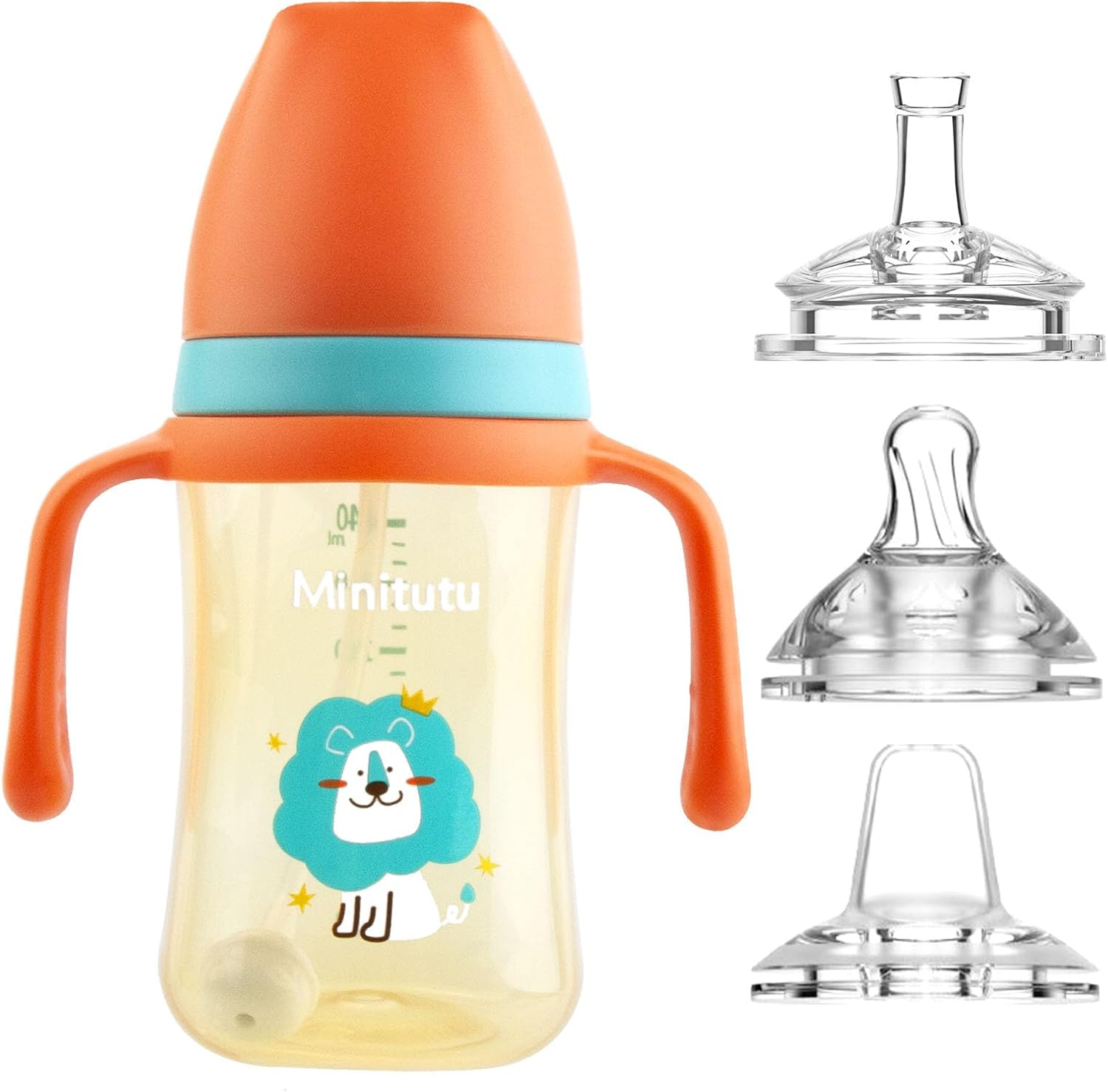 Nohlerlife Sippy Cup for Baby 6 Leak Proof 240ml BPA Free Green