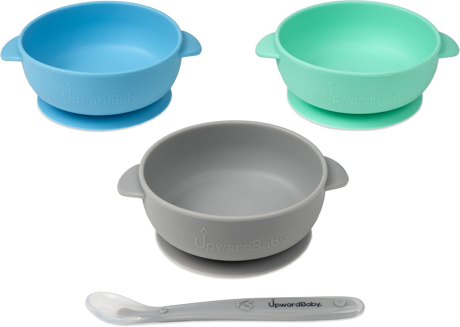 UpwardBaby Silicone Suction Bowls for Baby Toddlers