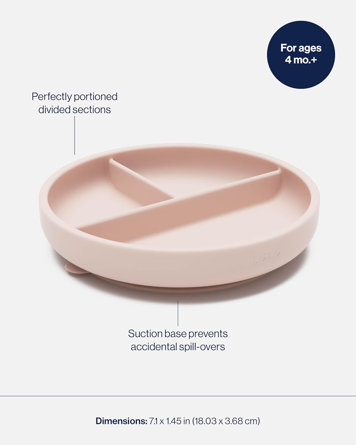 Lalo Suction Plates 2 Pack - Non-Toxic BPA-Free