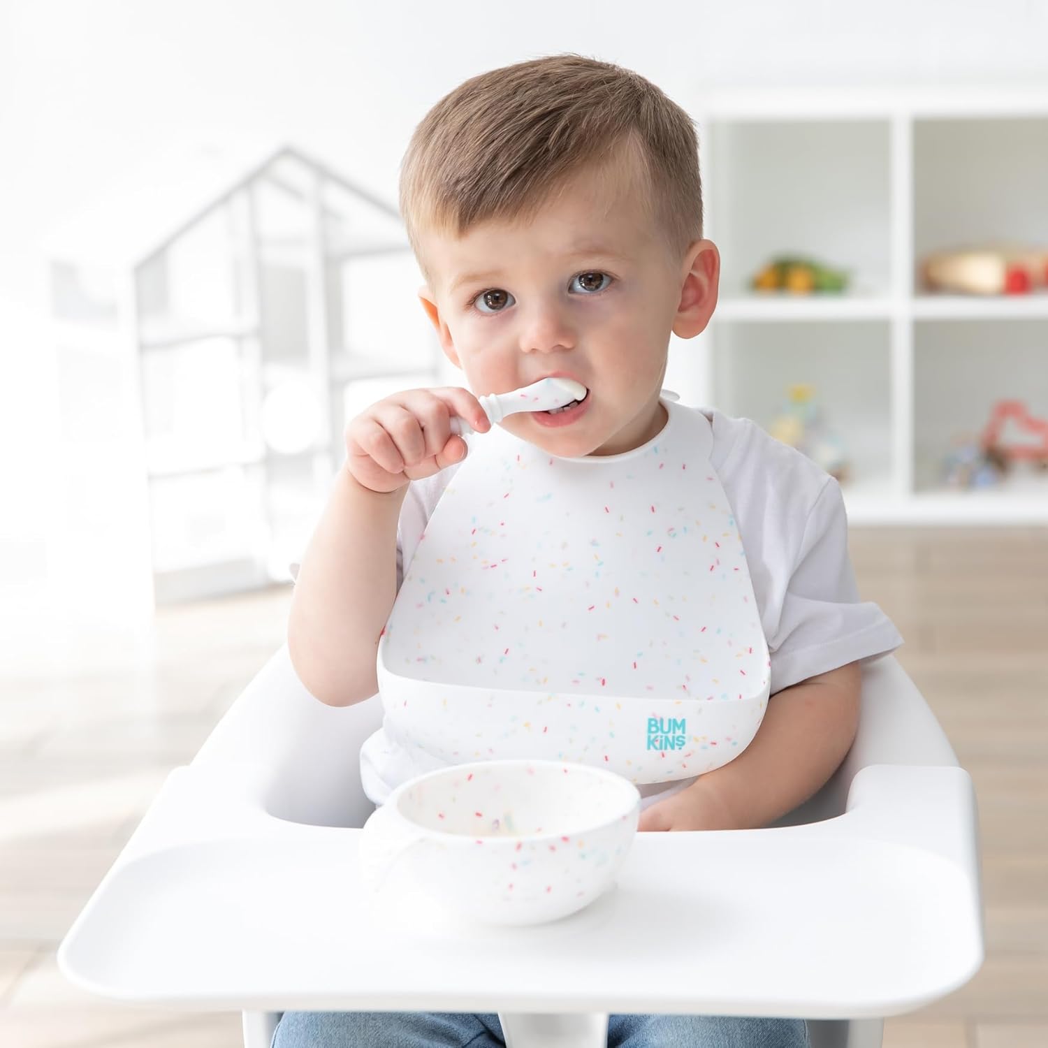 Bumkins Baby Bowls for 4 Months and Up Suction Feeding Set