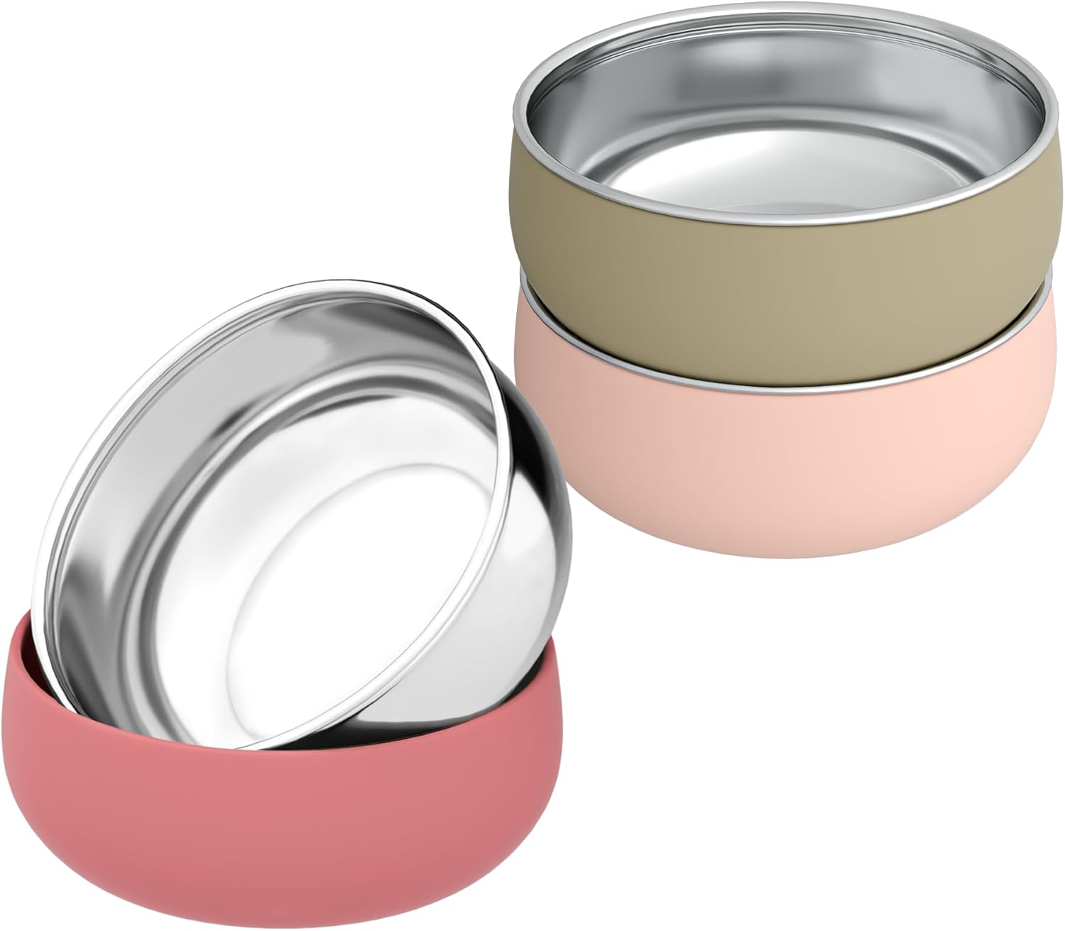 Bellas Friends 3 Pack Baby Bowls with Silicone Base