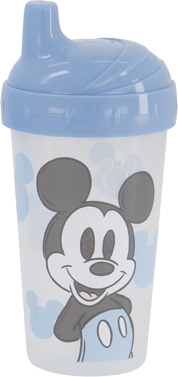 Disney Toddler Sippy Cups Pack of Two with Straw and Lid