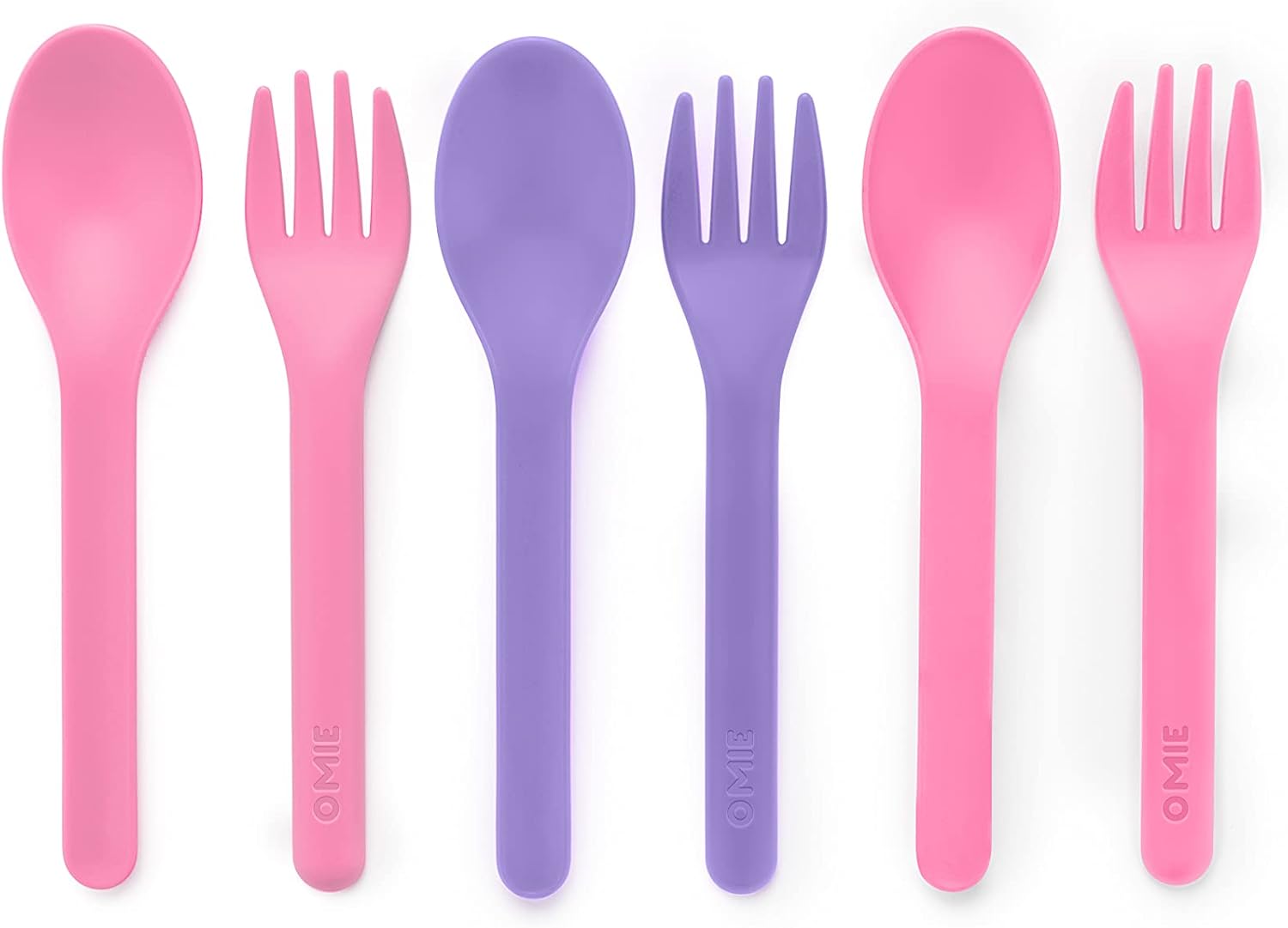 Omie OmieBox Utensil Refill Pack - 6 Piece Set 3 Spoons 3 Forks