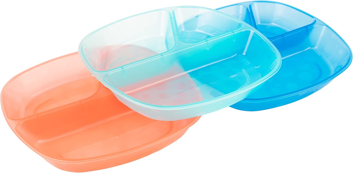 Dr Browns Divided Plate Set for Baby and Toddler 4m