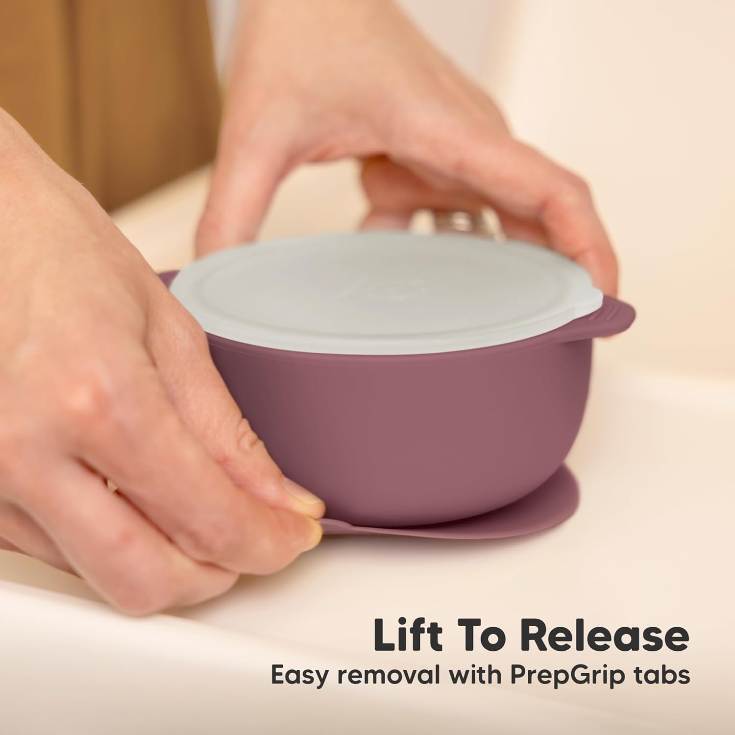 KeaBabies 2-Pack Suction Baby Bowls with Lids