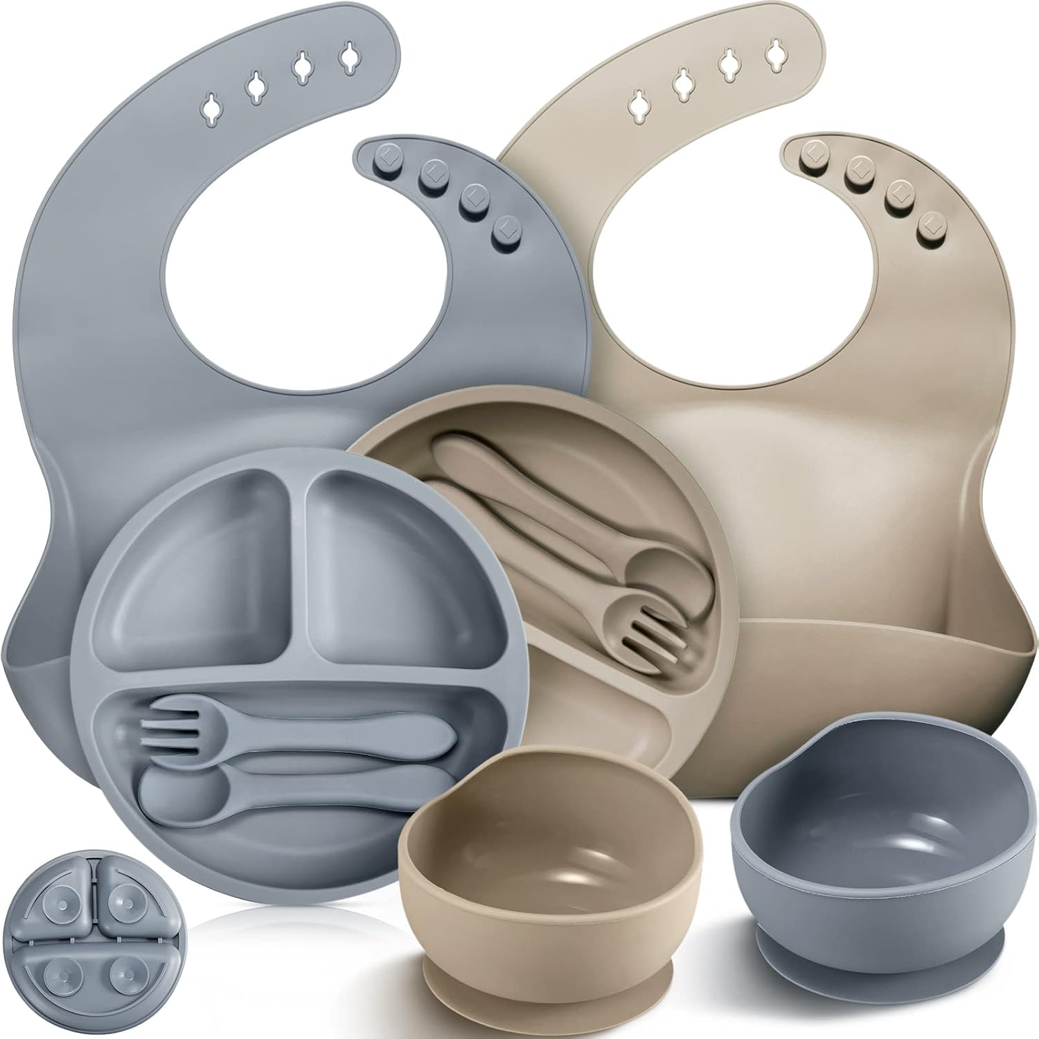 Potchen 10 Pack Silicone Baby Feeding Set 1