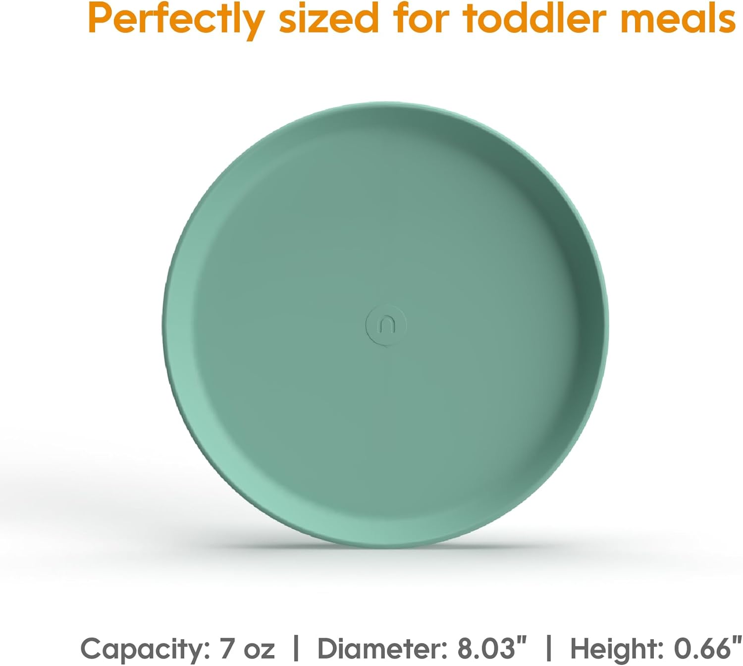 NumNum Toddler Plates Set - 4-Pack BPA-Free Non-Toxic