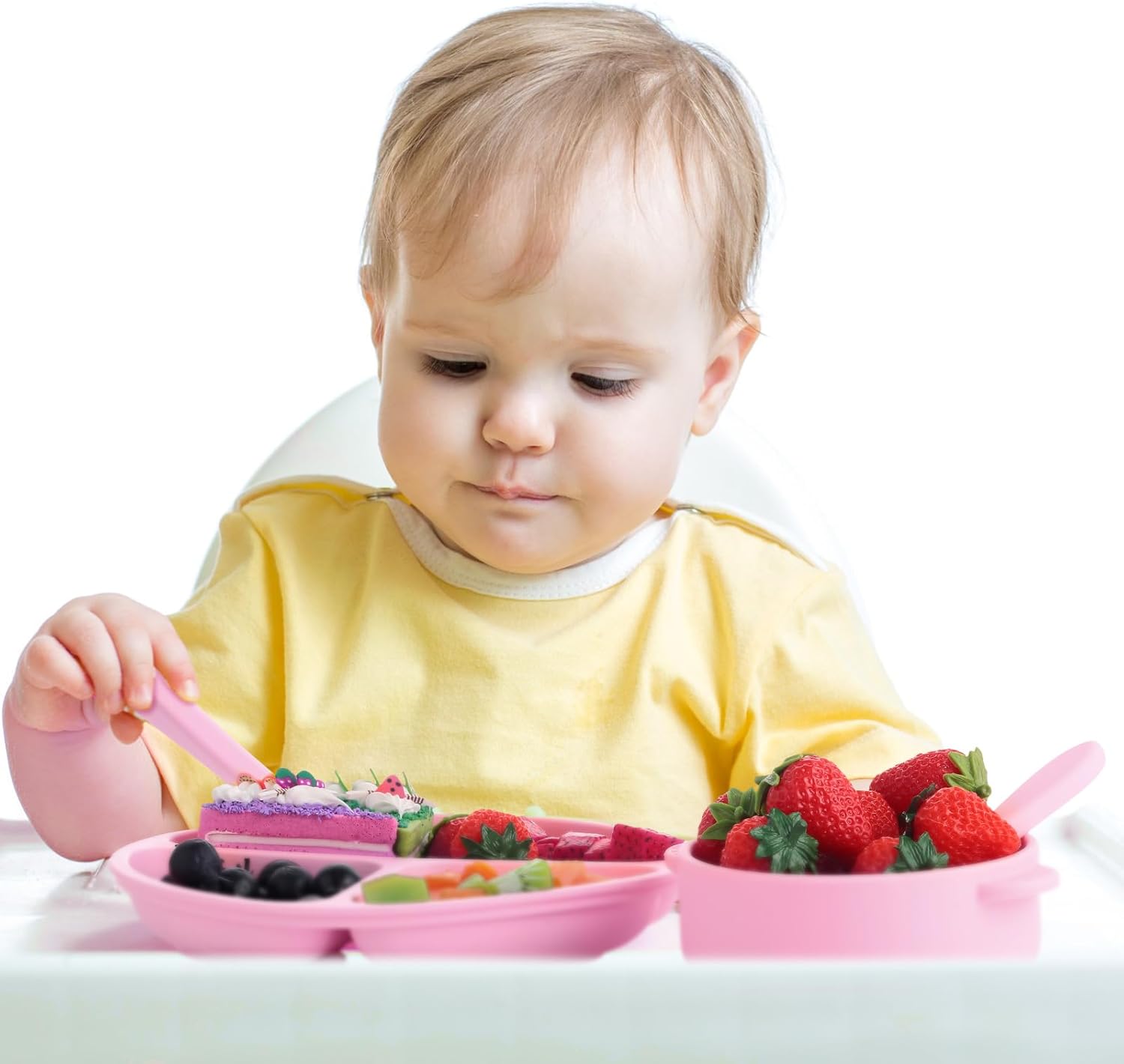 Dandat 24-Piece Silicone Baby Feeding Set