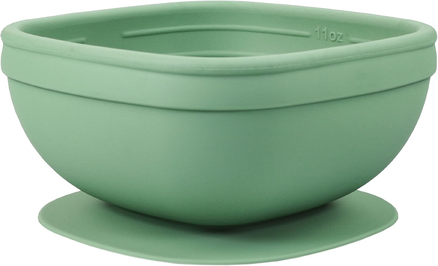 Re-Play Sustainables Silicone Suction Bowl - 11 oz Sage