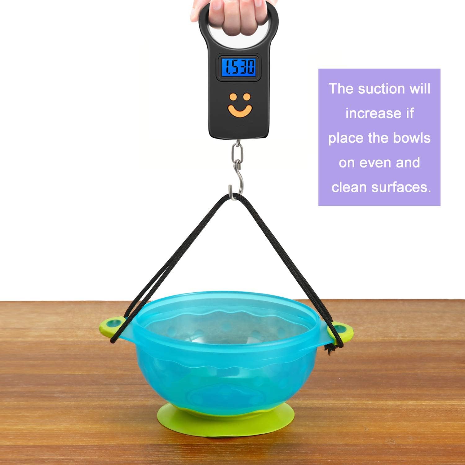 PandaEar Spill Proof Stackable Baby Suction Bowls 3 Sizes