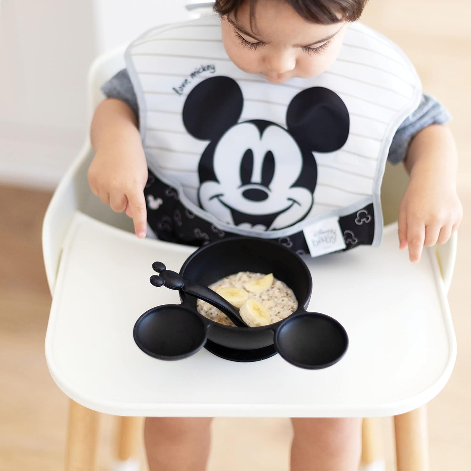 Bumkins Disney Baby Bowl with Suction and Spoon 1