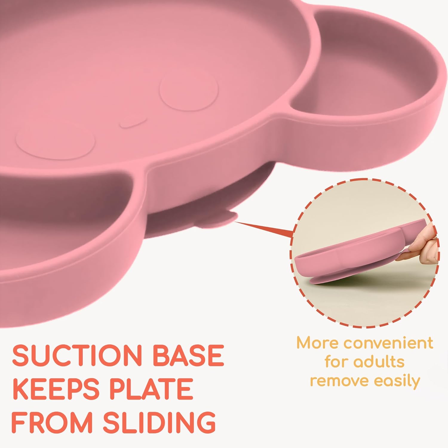 Chippi Co Suction Plate Bear Design for Baby 6 Months