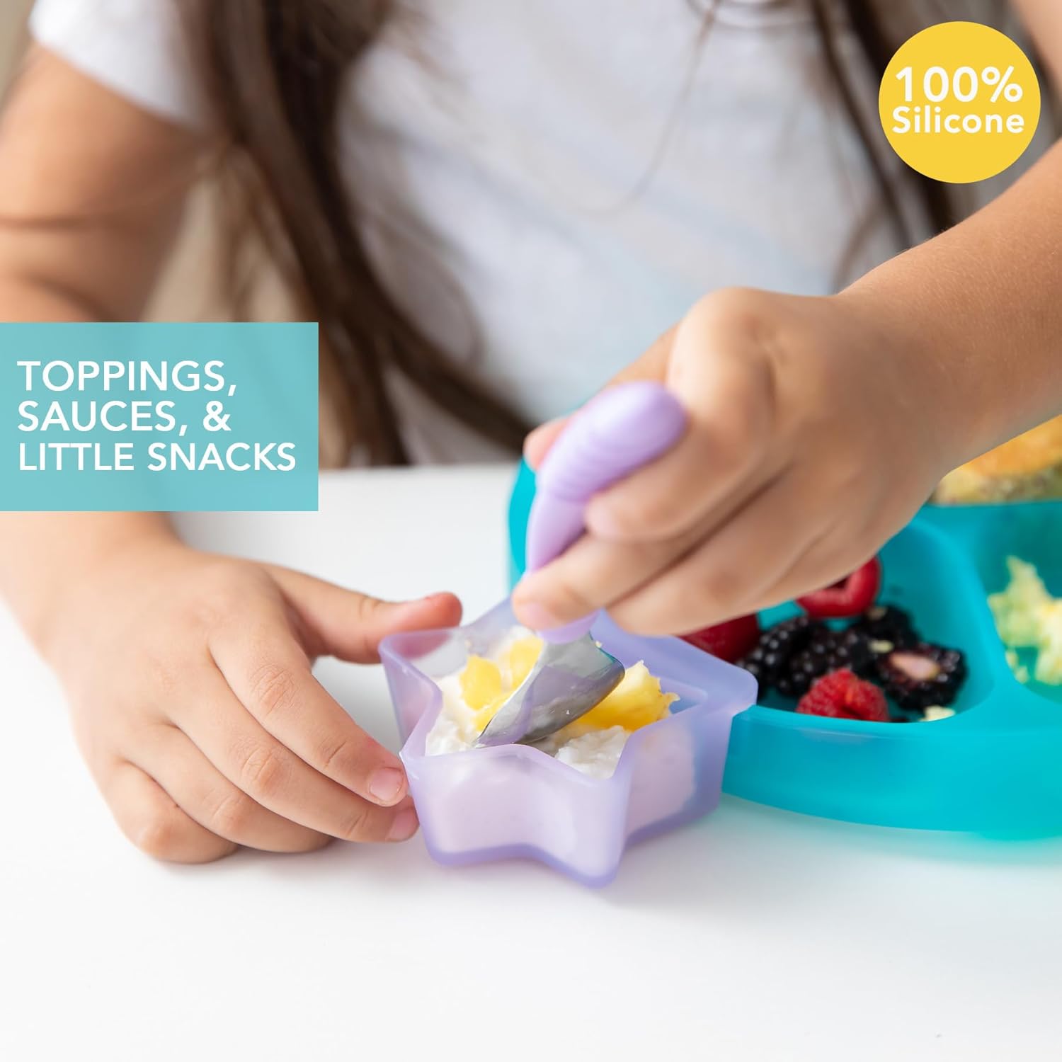Bumkins Baby Silicone Little Dippers for 6 Months Up