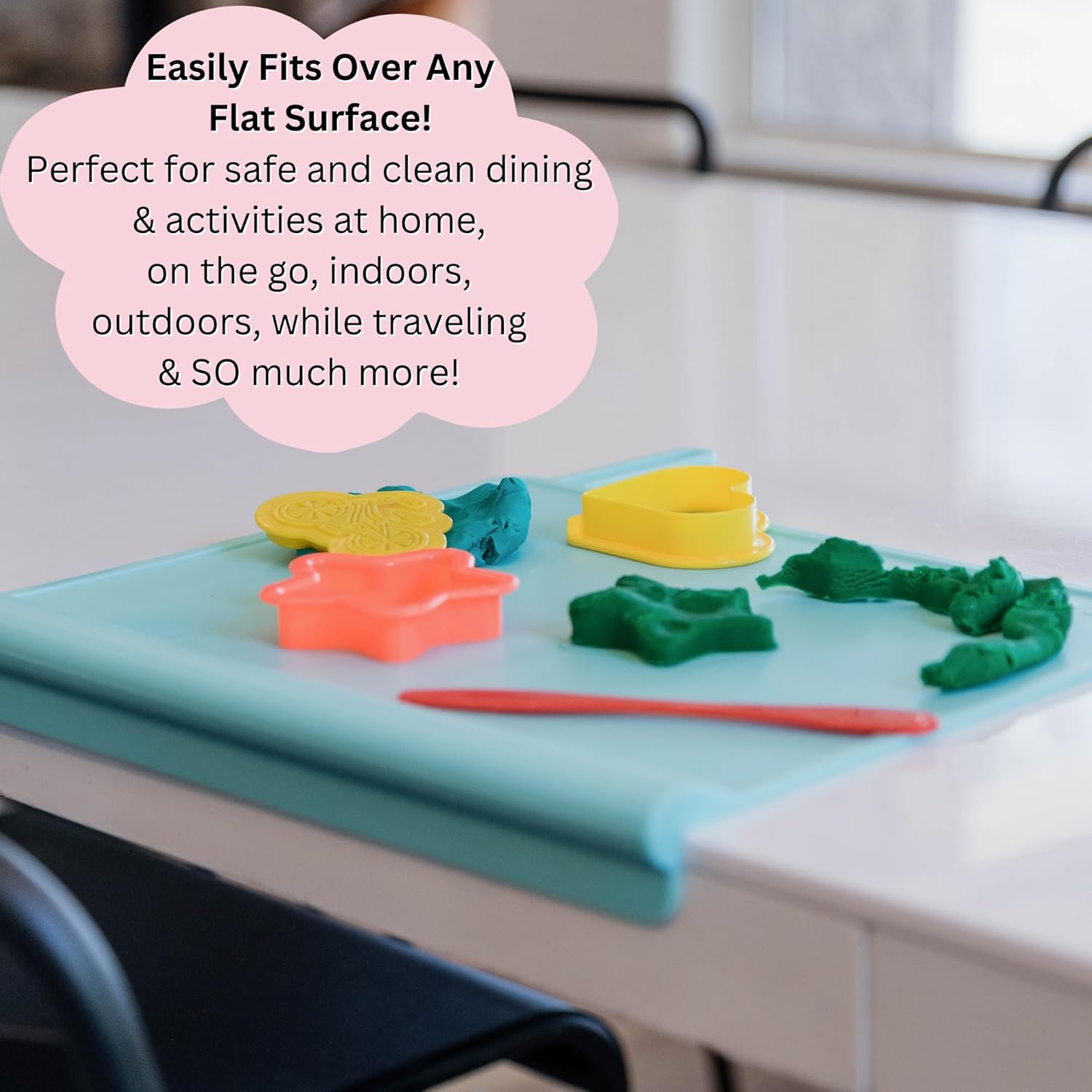The Table Tyke 100 Silicone Placemat Sage Green 1