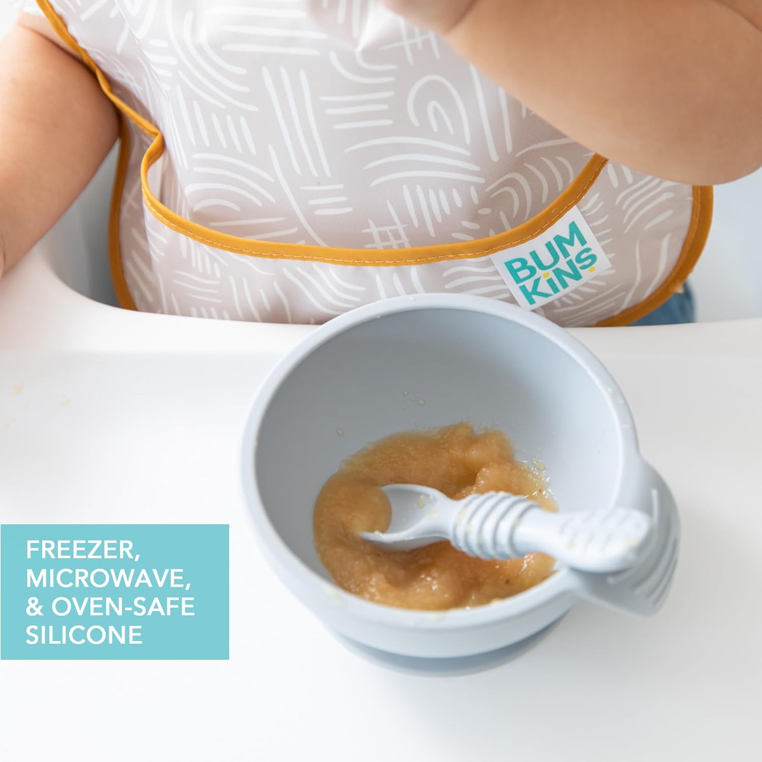 Bumkins Baby Bowl with Suction 4 Months Up