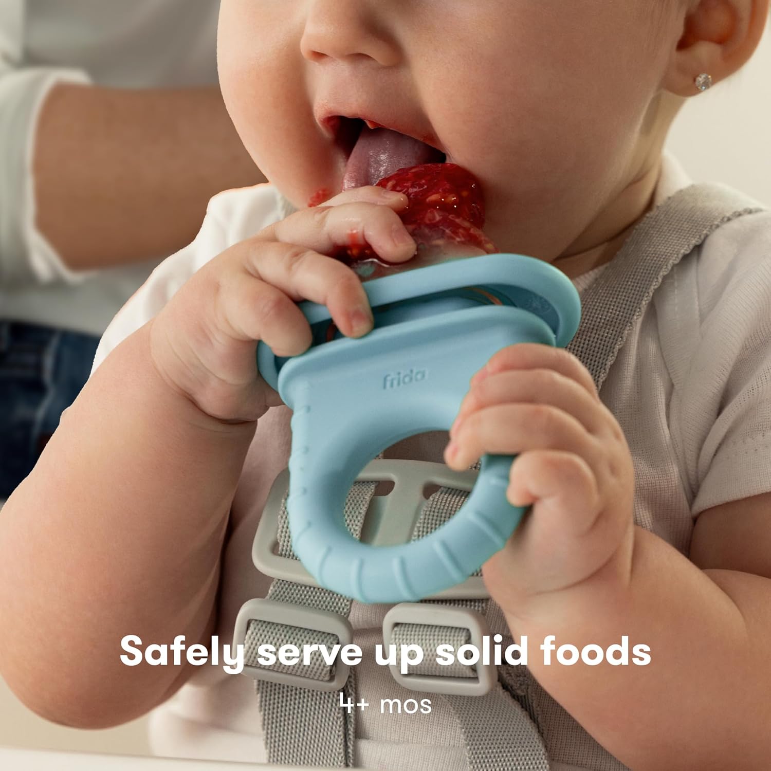 Frida Baby Push Pop Feeder 3 Count Blue