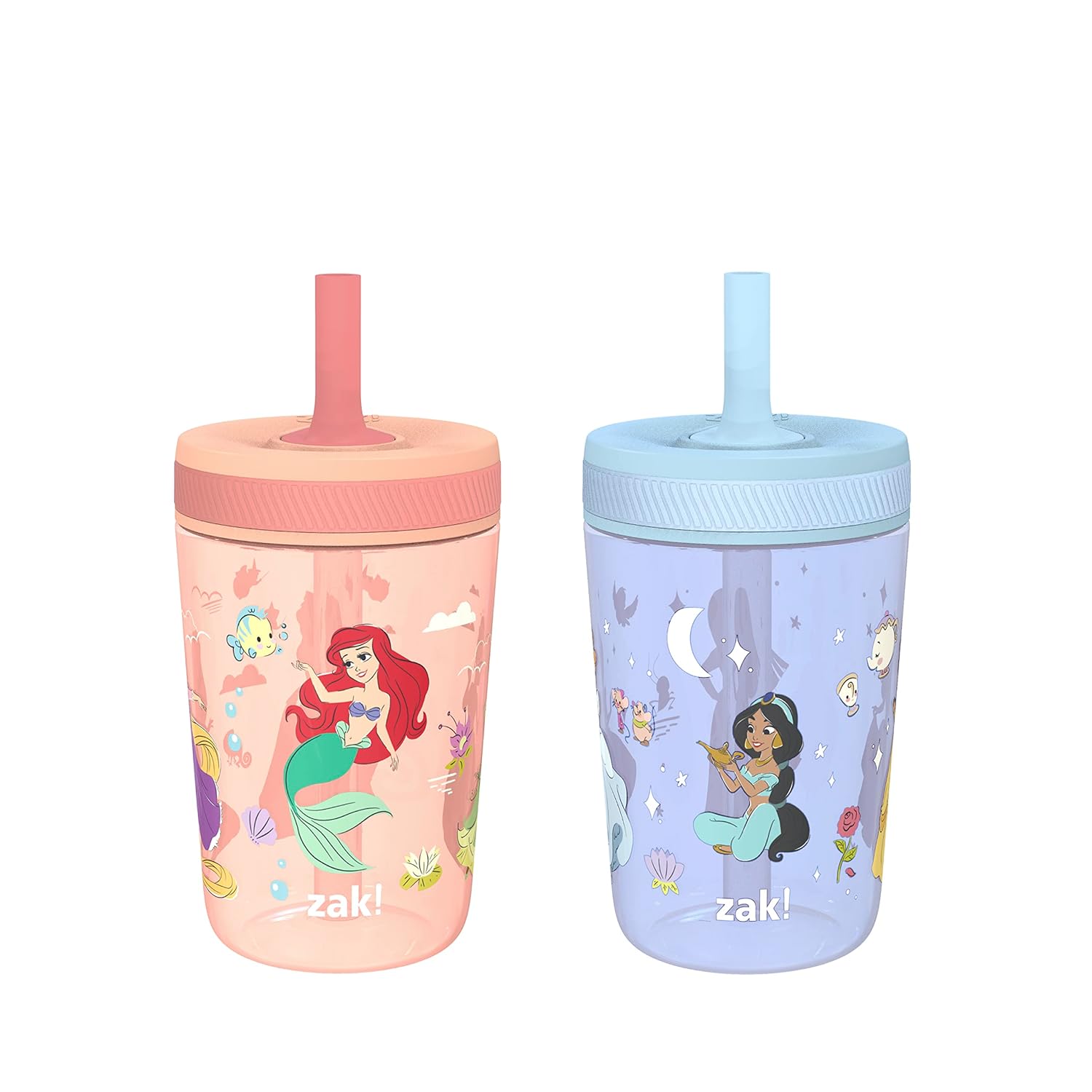 Zak Designs Disney Princess Kelso Toddler Cups 2-Pack 15oz