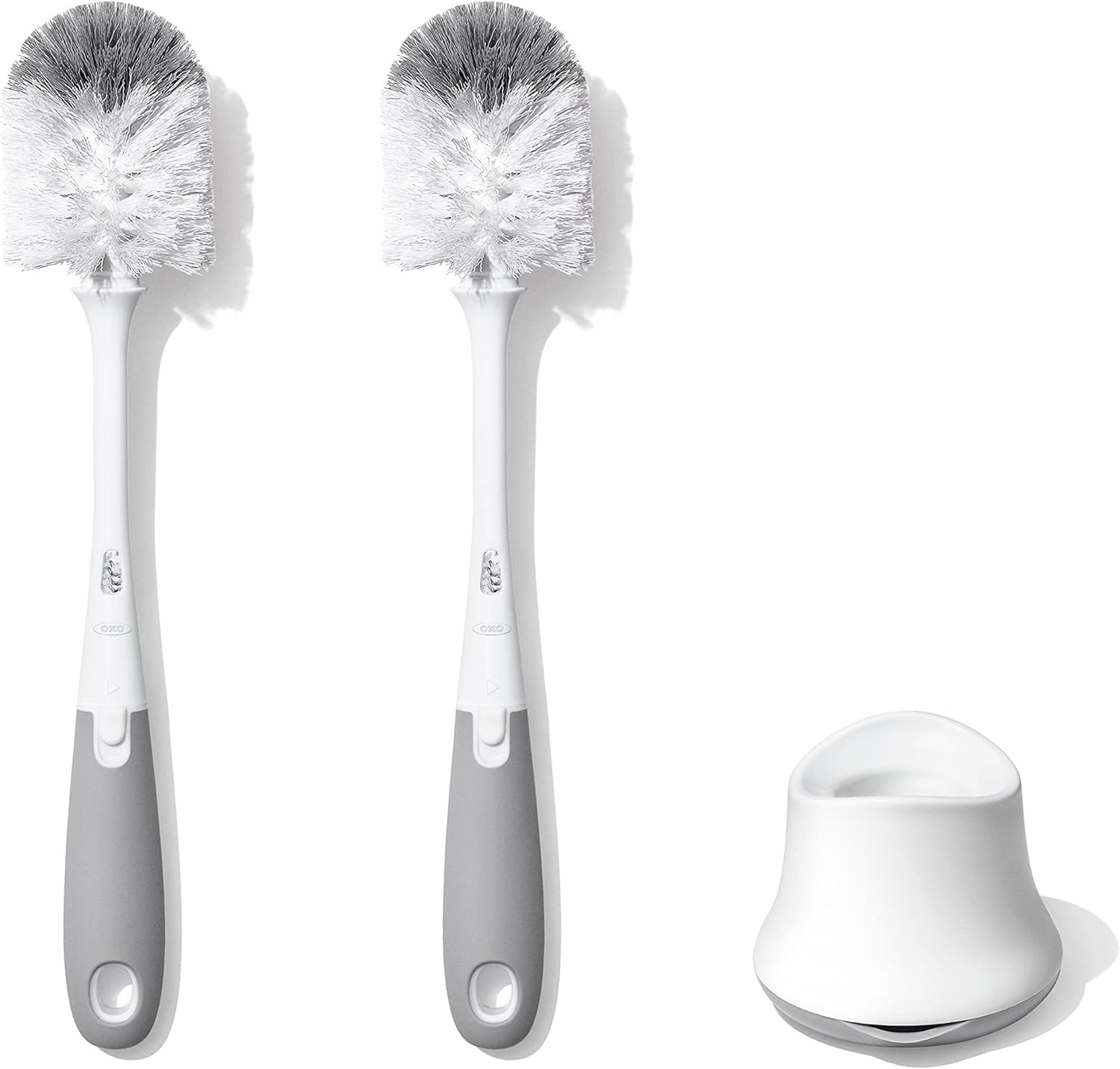 OXO Tot Bottle Brush with Nipple Cleaner and Stand 2-Pack
