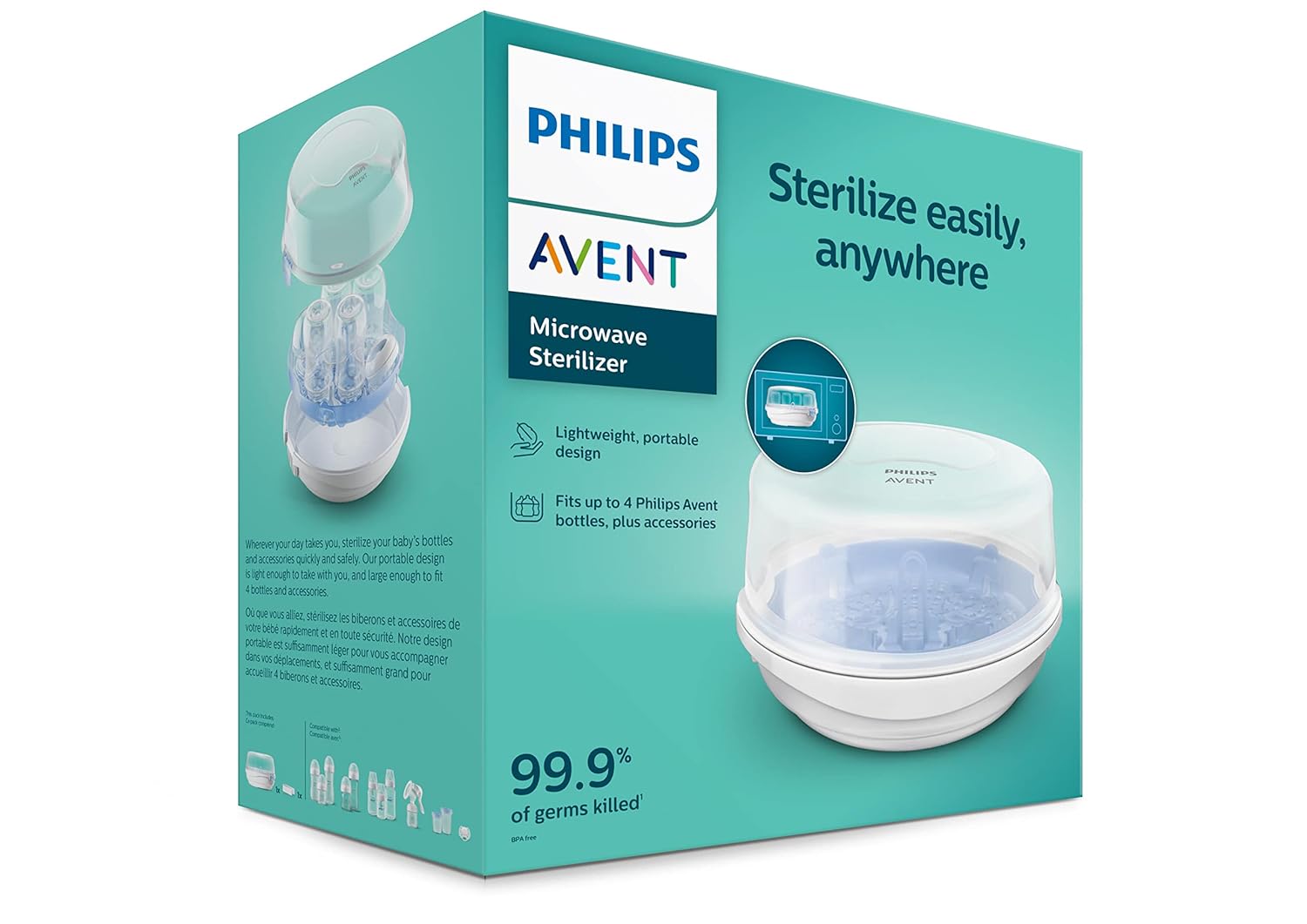 Philips AVENT Microwave Sterilizer for Baby Bottles and More