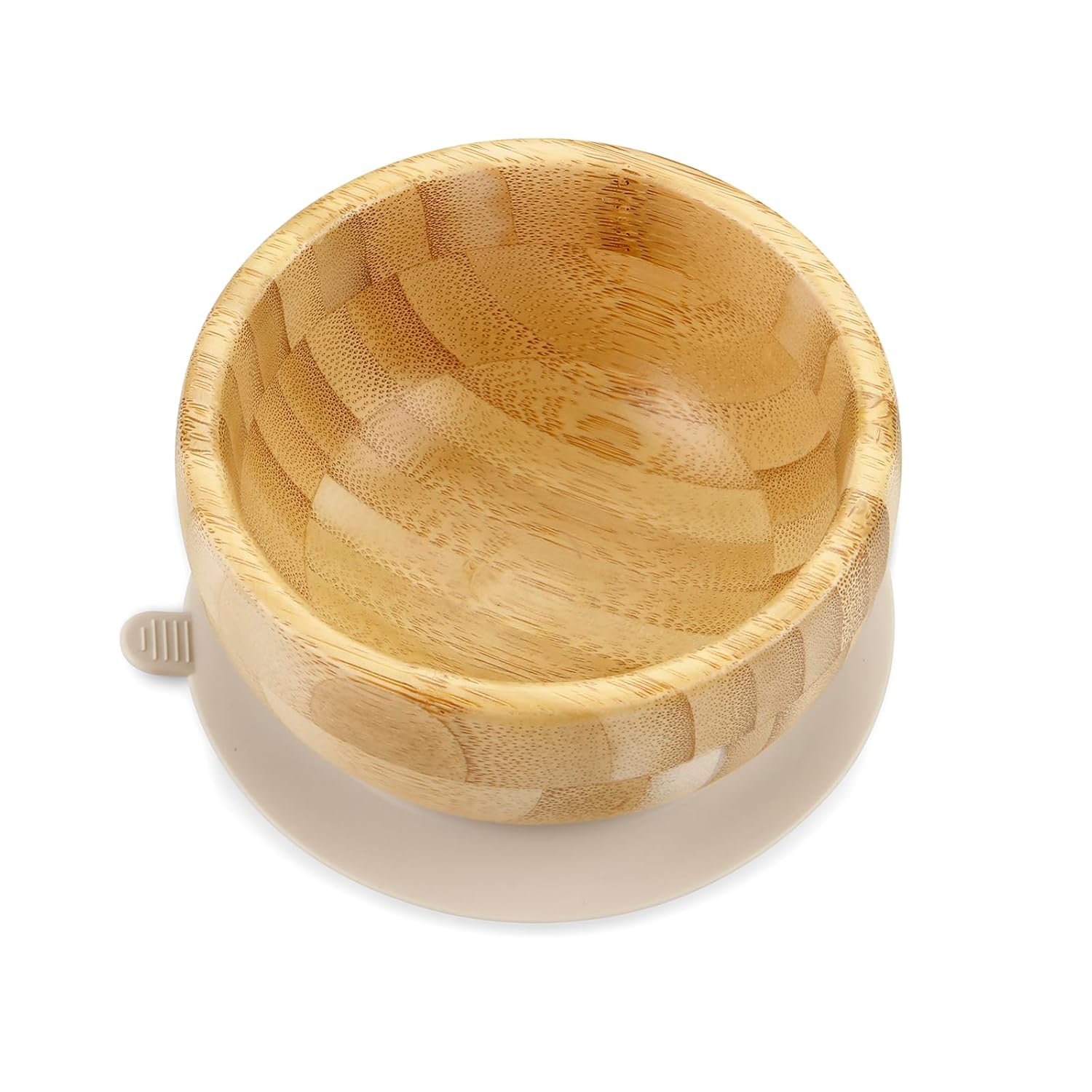PandaEar Bamboo Suction Bowl with Silicone Spoons