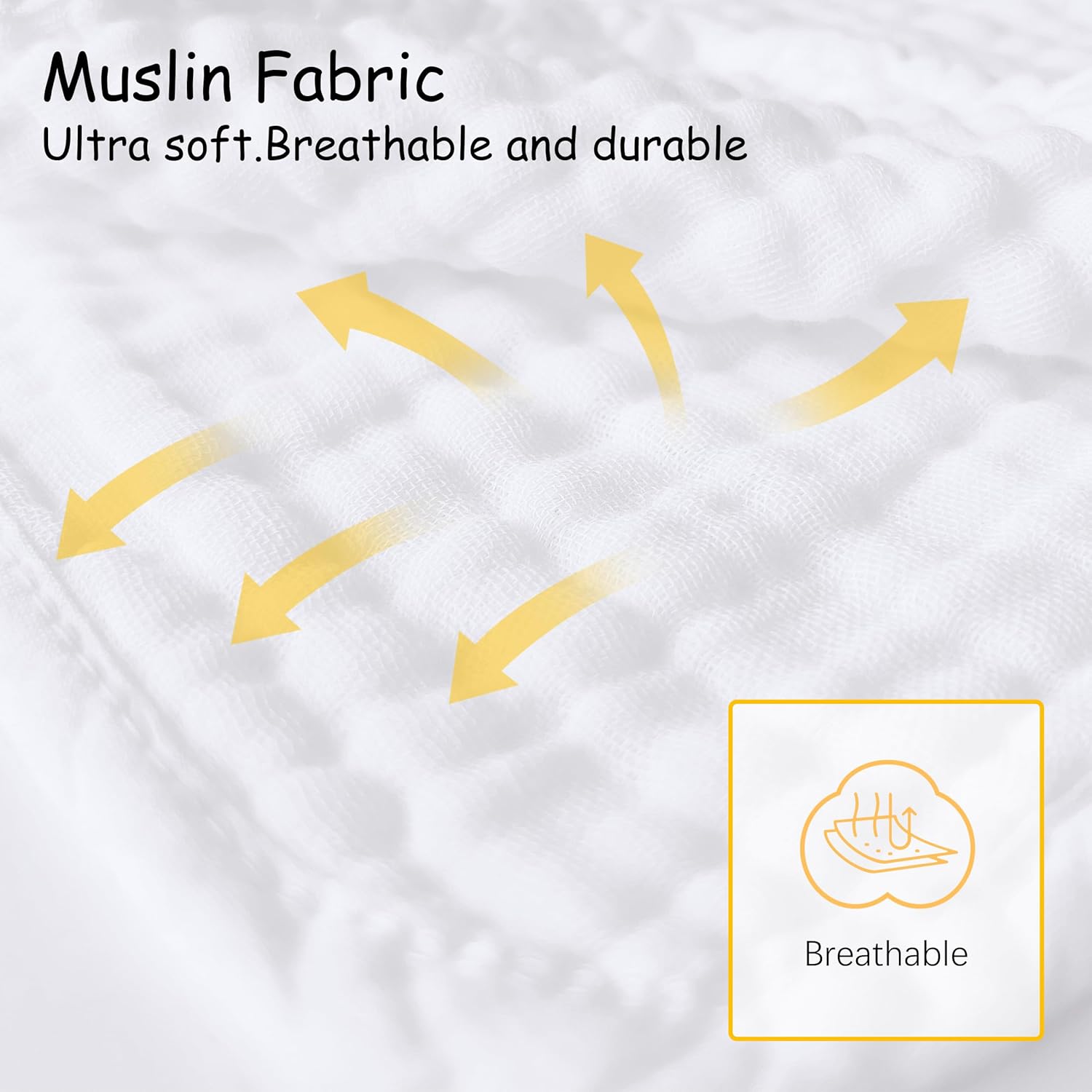 Lovely Care 12 Pack Muslin Burp Cloths 20x10 Inch