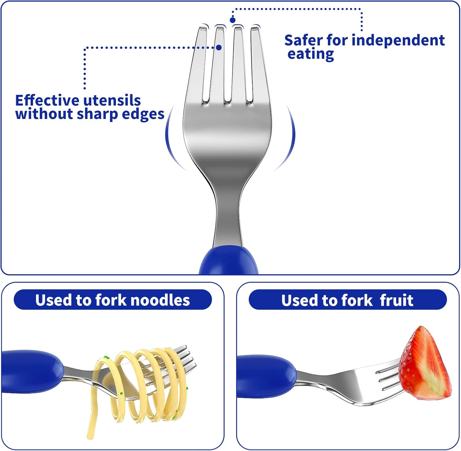 Lehoo Castle Toddler Silverware Set 6 Pcs