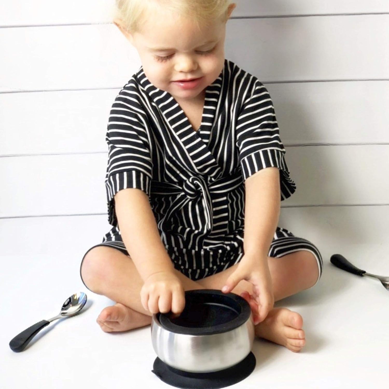 Avanchy Baby Spoons and Forks Set for 4 Months 1