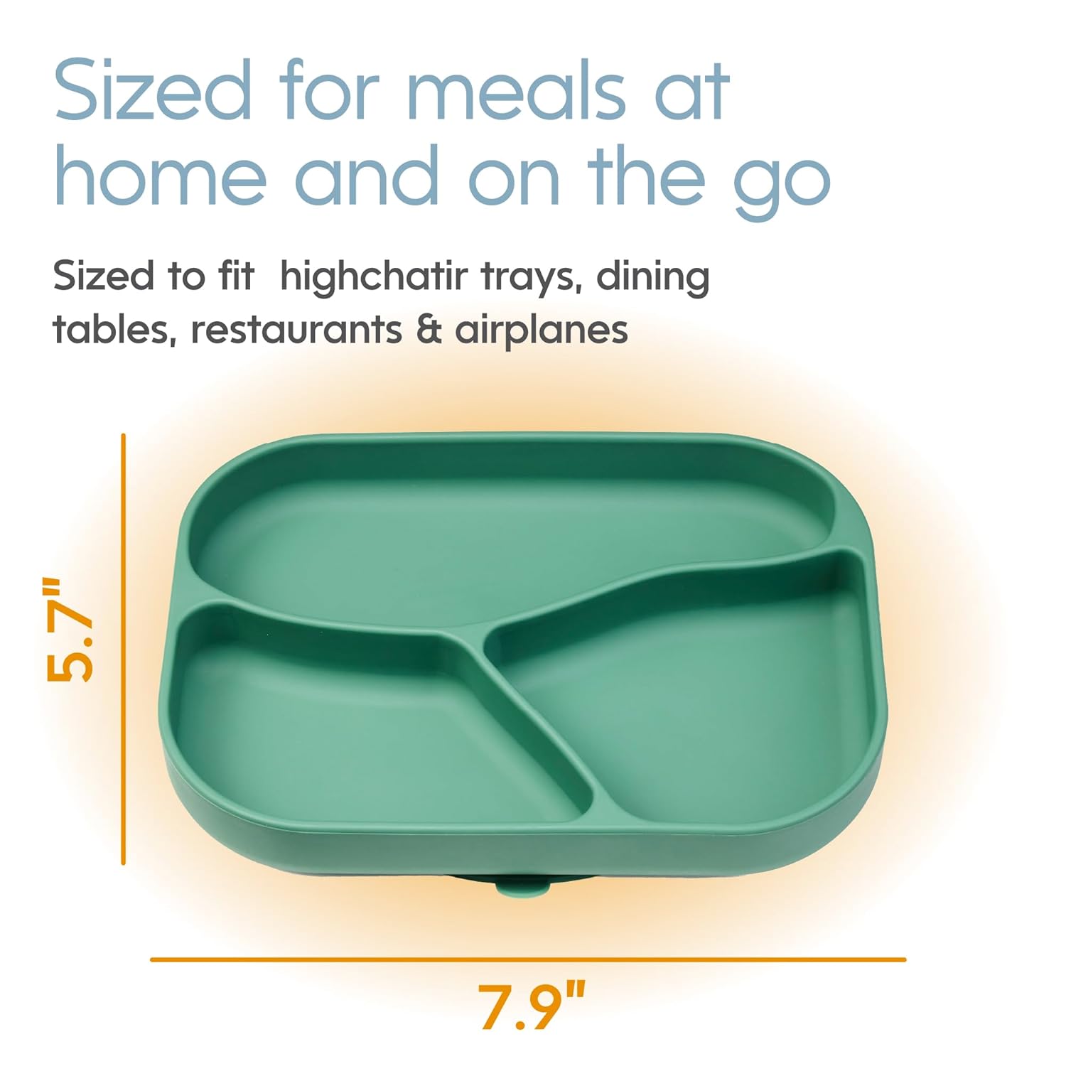 NumNum Silicone Toddler Suction Plates - 2 Pack