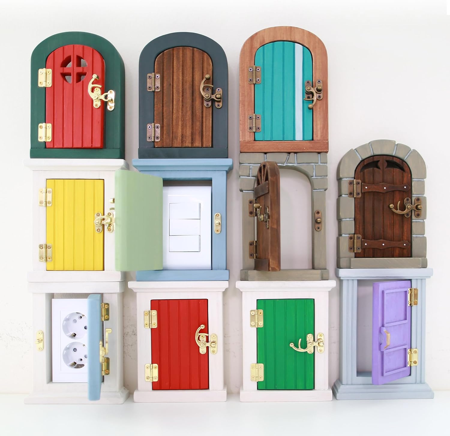 ROAEXPO Wooden Outlet Switch Covers - Premium Safety Decor