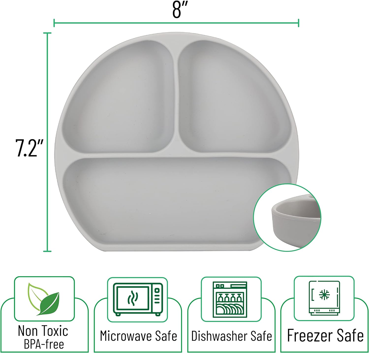 Mr Pen Silicone Suction Plate for Kids