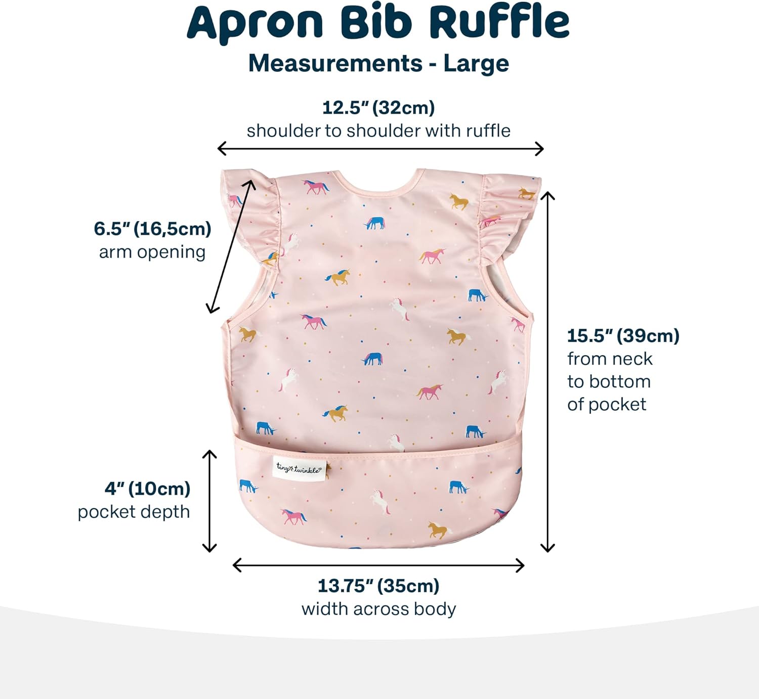 Tiny Twinkle Waterproof Mess Proof Baby Bib